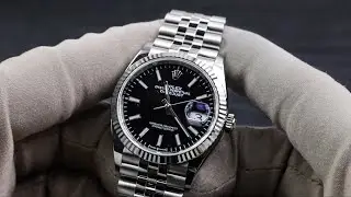 Rolex Datejust 36 126234 Black Dial Jubilee Unboxing & Presentation