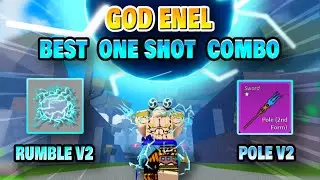 Becoming Enel Combo And Bounty hunting『 Rumble + Pole V2 + Electric claw 』Blox fruit