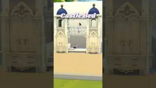 Castle Bed | Sims 4 | No CC | Buil Tip  | Tutorial 