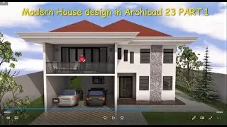 (PART 1) How To Model a Modern House with Archicad 23