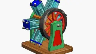 Radial Engine Assembly In Solidworks | Solidworks Tutorials | 