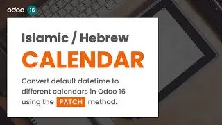 Odoo DateTime Calendar (Islamic/Hebrew) Using Patch Method