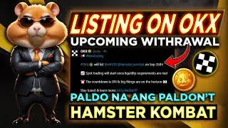 UPCOMING WITHDRAWAL Hamster Kombat Listing on OKX and other Exchanges