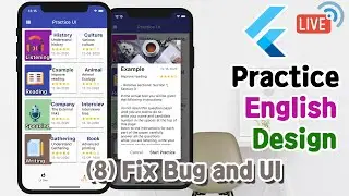 [ Flutter Live Coding ] Practicing English Exam - (8) Fix Bug and UI