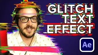 Glitch Text Effect | After Effects Tutorial