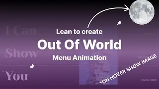 Out Of World On Hover Menu Animation Effect 🤯 | Menu Hover Animation