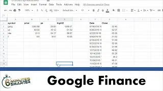 Use the Google Finance Function in Google Sheets