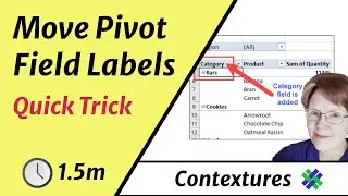 Quick Trick to Add or Move Excel Pivot Fields