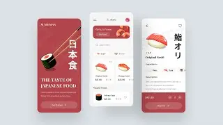 🍣📱 Sushi Restaurant App • Flutter Tutorial ♡