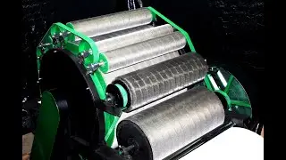 wool and fluff combing machine 