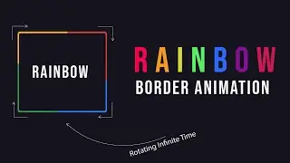 CSS Glowing Border Animation