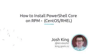 How To Install PowerShell Core On RPM - (CentOS/RHEL)