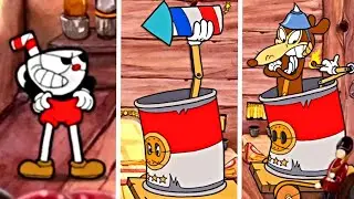 Cuphead - Werner Werman Secret Unused Phase & Weapons (No Damage)