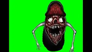 Bridge worm jumpscare fanmade Trevor Henderson Greenscreen (remake/V2)