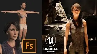 Realistic & Beautiful Character Creation for UE 4 in Fuse cc Part 1