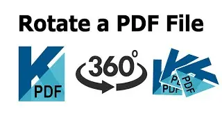 How to rotate a pdf file quickly using Kofax Power PDF