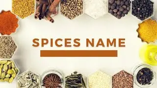 spices name, 10 spices name, spices name with spelling with pictures