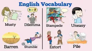 Words Meaning And Daily use Sentences | English conversation |  Vocabulary in English | Vocabulary