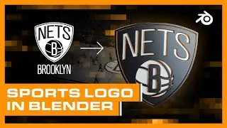 Creating a sports logo in Blender - Tutorial