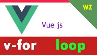 v-for loop in vue js | web zone