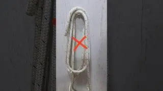 Coil and Hang Your Rope Properly #howto #lifehacks #shorts #youtubeshorts #tips #ideas #knot