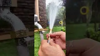 metal water nozzle spray hose pipe and tap connector #shorts #trending #flowers #landscape #water