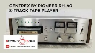 Vintage Centrex by Pioneer RH-60 8-Track Tape Player Demo