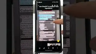 Use ChatGPT to analyze food ingredients 
