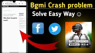 Bgmi Automatic Crash Problem Fix Just 4m 100% How To Fix Bgmi Crash Problem