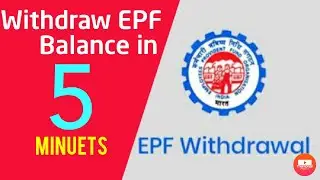 How to Withdraw EPF balance in 5 minutes