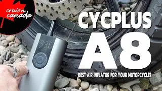 Best Motorcycle/Bicycle Tire Inflator?  We Look at the Cycplus A8