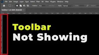 Photoshop toolbar not showing । Photoshop tool missing । Photoshop tool reset