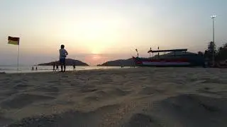 Sunset from Palolem Beach