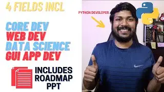 Python Developer Roadmap 2021 | Complete Roadmap for every field (Notes Attached)