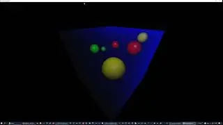 Bouncing spheres (C++, OpenGL)