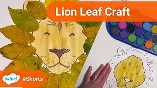 Lion Leaf Craft #shorts