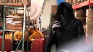 Grim Reaper Visits Century Media Records (Halloween)