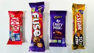 KitKat vs Dairy Milk vs Gems vs Bubbly (Unboxing ASMR🤩)