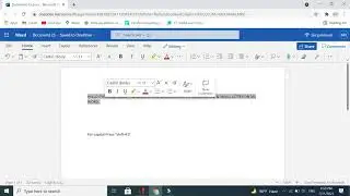 Shortcut Key to Make Capital & Small Letters In MS Word || Microsoft Word