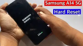 Hard Reset Samsung A14 5G/Unlock pin pattern and password || Samsung a14 factory reset