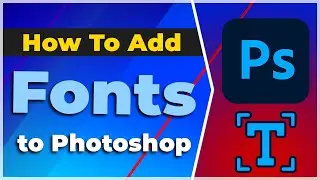 How to ADD New Fonts to Photoshop windows 10/11 ❗(2024) (FULL GUIDE)✅