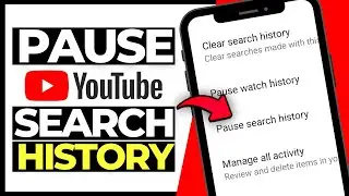 HOW TO CLEAR AND PAUSE YOUTUBE SEARCH HISTORY??