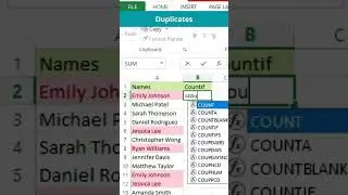 How to identify duplicates in excel #chanzify #excel  #exceltips #duplicates