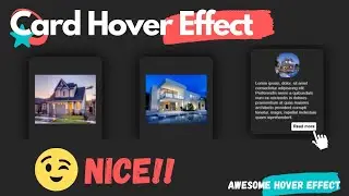 How to make CSS Card Hover Effect for Beginners using HTML and CSS | CSS Card Hover Effects