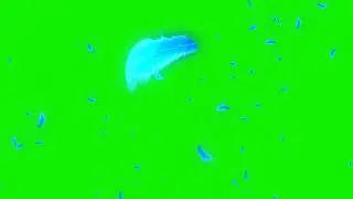 New green screen feather falling background particles video footage