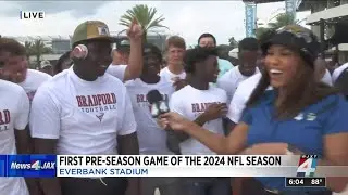 Jaguars fans excited for the 1st preseason game against the Kansas City Chiefs