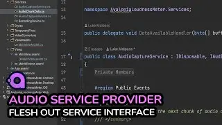 022. Avalonia UI - Audio Service Provider