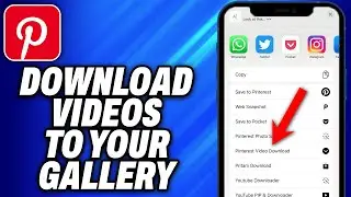 How To Download Pinterest Videos To Your Gallery (2024) - Easy Fix