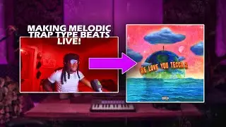 🔥Making a Melodic Trap Type Beat | FL Studio Live Cookup #6