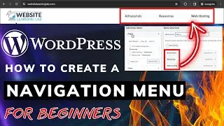 How To Create a WordPress Navigation Menu Tutorial (Header & Footer)